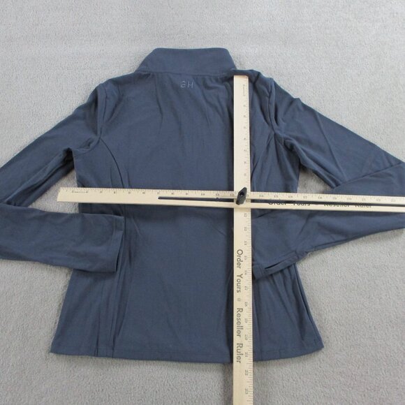 Gold Hinge Strydeform Jacket Womens Medium Blue Bluewash Athletic Track Full Zip - Picture 7 of 10